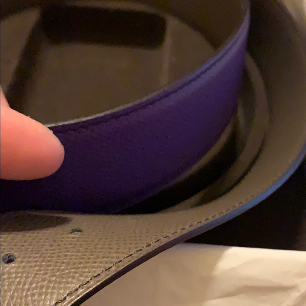 Authentic Hermès 42mm belt strap size 85